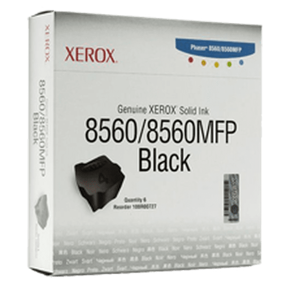 ~Brand New Original XEROX 108R00727 SOLID Ink Sticks Black (6 Per Box) for Xerox Phaser 8560