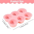 thumbnail image 3 of Clearance Under $0.39 6-Cavity Cylinder Silicone Mold, Non-Stick Baking Pan for Cake and French Dessert, 3 of 5