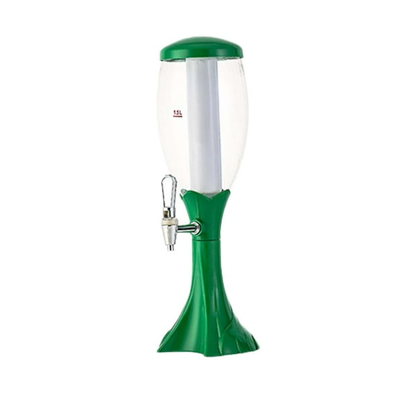 jifeng Beer Portable Beer Dispenser with Spigot for Outdoor Kitchens Green