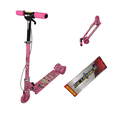 thumbnail image 1 of Scooter Patín Del Diablo Plegable The Baby Shop de 3 llantas y altura ajustable Rosa -, 1 of 7