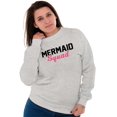 thumbnail image 3 of Mermaid Squad Bachelorette Birthday Women Crewneck Sweatshirt Brisco Brands M, 3 of 6