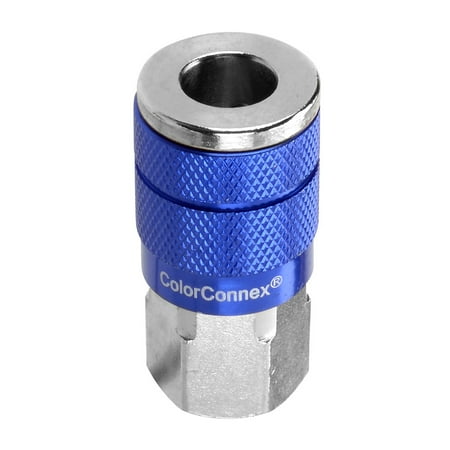 ColorConnex® Coupler Type C 1/4 Body 1/4 FNPT Blue