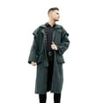 thumbnail image 2 of RESISTANCE Premium Oilskin Duster Coat Waterproof Cotton Unisex Cowboy Cowgirl Western Workwear, 2 of 5