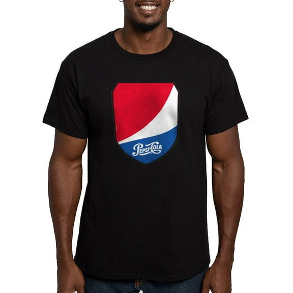 CafePress - Pepsi Varsity Badge 2 Men's Fitted T Shirt (Dark) - Men's Fitted T-Shirt