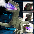thumbnail image 6 of Adofi 2.4G Remote Control Dinosaur Toys for Kids, Electronic RC Toys Velociraptor with 3D Eye Shaking Head &Roaring Sounds, Dinosaurs Toys for Boys 4 6, Toys for Boys 3 6 Years, 6 of 13