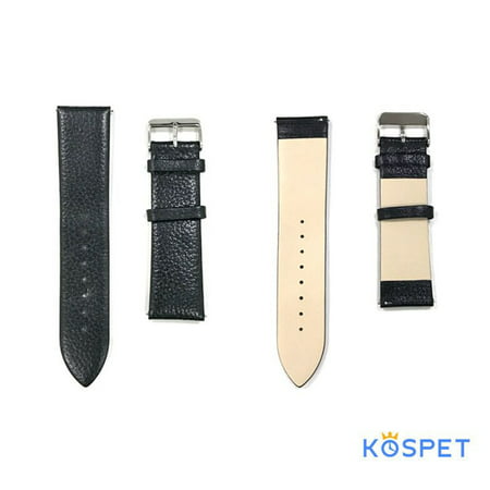 Kospet Hope Watch Band Replacement 2.4cm Leather Bracelet Strap Band Accessories Watch Belt Women Men Wristbands for Kospet Hope Smart (Best Replacement For Microsoft Money)