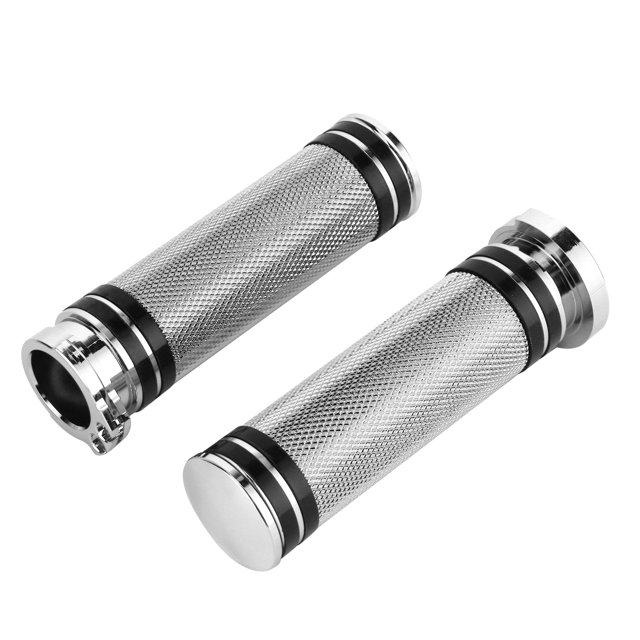 Motorcycle Hand Grip Hand Grip For Xl883 Handlebar Replacement Ergonomic Hand Grips Handlebar Replacement Accessory Fit For XL883 1200 X48 72Electroplate ANGGREK Galvanizar