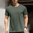 thumbnail image 1 of Men Women Short Sleeve Summer Ice Silk Grid Mesh Breathable Casual Muscle Tops for Sports, 1 of 3