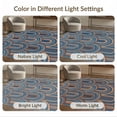 thumbnail image 7 of ODIKA Front Repeating Door Band Motif Balanced Block Composition Bedside Foldable Easy Care for Master Suite, California King, Under Bed, 7 of 7