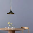 thumbnail image 2 of Lodi Pendant Light Small Matte Black Walnut, 2 of 12