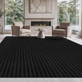 thumbnail image 4 of Beverly Rug Fluffy Modern Ultra Soft Plush Non Slip Easy Shag Indoor Area Rug Black 4x6, 4 of 9