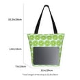 thumbnail image 3 of KLL Tote Bag for Women Green Lemon Slices Print Shopping Grocery Reusable Bags for Office School Shopping Travel, 3 of 6