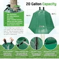thumbnail image 2 of Tree Watering Bag Slow Release, 20 Gallon 3 Pack Tree Bags for Watering 5~8 Hours Drip Irrigation Watering Bag Made of PVC for New Tree Fruit Established Tree, 2 of 7