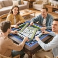 thumbnail image 7 of Floral Mahjong Mat with Rules, 31.5*31.5in Anti Slip American Mahjong Mat for Table, Noise Reduction, Neoprene Mah jongg Mats with Carrying Bag & 3 Dices, Mahjong Set Gift, Board Tile Games Mats, 7 of 7