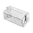 thumbnail image 3 of Dispensador de pañuelos de papel, caja de almacenamiento de pañuelos de papel moderna para montar en la pared, para escritorio, baño, sala de estar, claro, 3 of 8