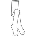 thumbnail image 2 of Classroom School Uniforms Big Kid Single Pack Flat Tights 5HF202, 2 of 2