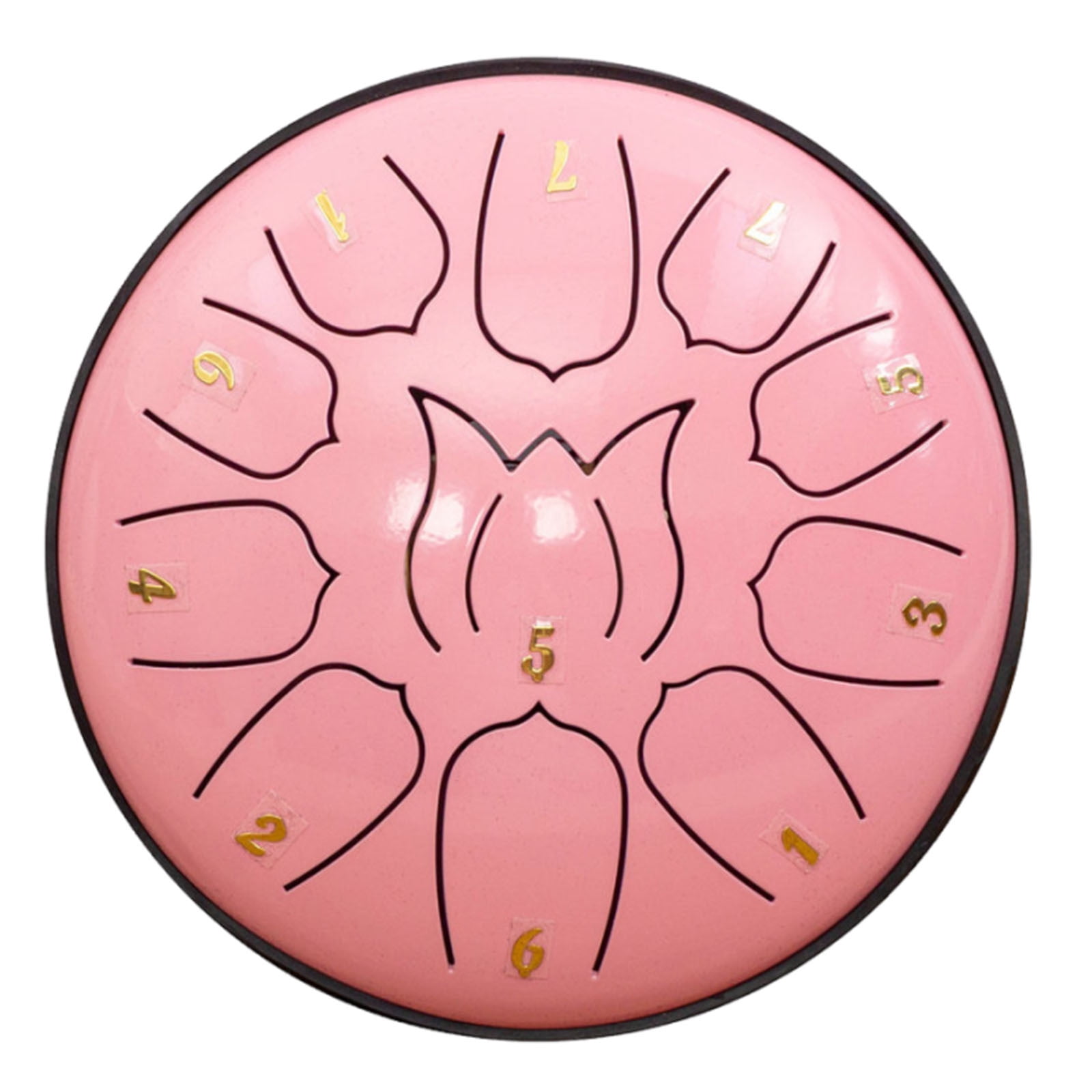 Uutvmp Rain Drum for Outside 11 Notes 6 Inch Rain Drum for Garden, Steel Tongue Drum Rain Chime, Chakra Drum for Rain, Outdoor Handpan Drum, Steel tongue drum, Rain Drums
