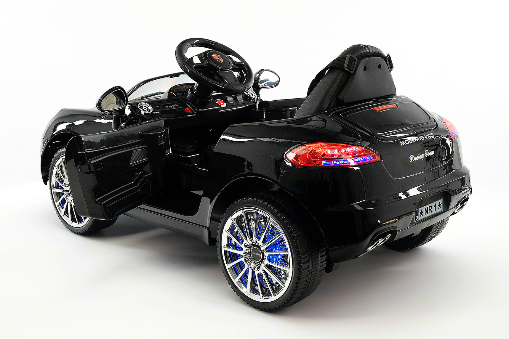 Kiddie Roadster 12V Kids Electric Ride-On Car with R/C Parental Remote | Black Metallic - image 3 of 25