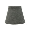 thumbnail image 3 of Aspen Creative 32064-2 Small Hardback Empire Shape Chandelier Clip-On Lamp Shade Set (2 Pack), Transitional Design in Grey, 5" bottom width (3" x 5" x 4"), 3 of 7