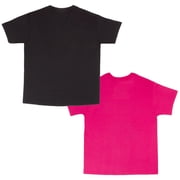 Nickelodeon Dora the Explorer Girls 2 Pack Short Sleeve T-shirt Set For Kids (Sizes XS-XL)
