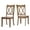 Oak, variant on Weston Home Antique Denim Farmhouse Wood Dining Side Chairs (Set of 2)