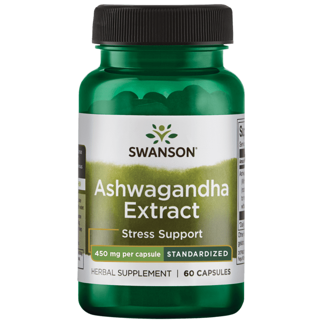 Swanson Ashwagandha Extract 450 mg 60 Capsules