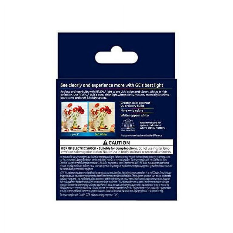GE Reveal 60-Watt EQ A15 Color-enhancing Dimmable LED Light Bulb (2-Pack) GE Reveal 60-Watt EQ A15 Color-enhancing Dimmable LED Light Bulb (2-Pack)