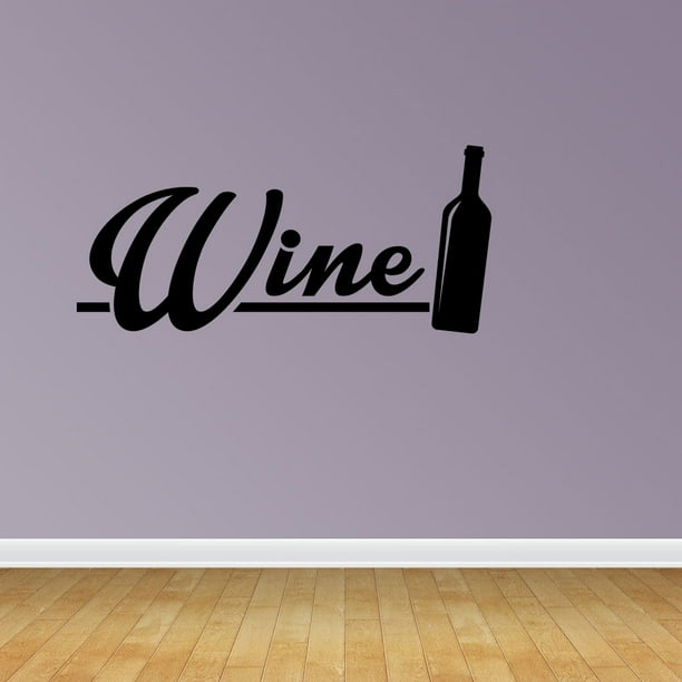 Wine Vinyl Kitchen Decor Wine Decor Decals Stickers Lettering Kitchen