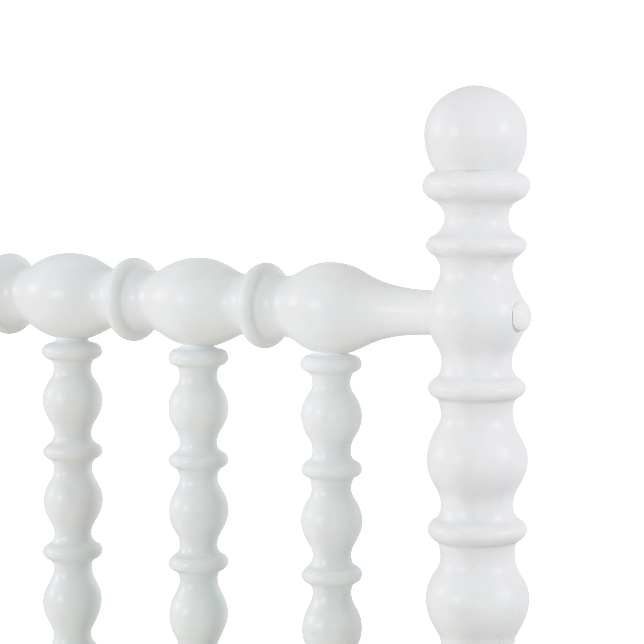 The Pioneer Woman Harper Twin Spindle Bed, White