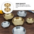 thumbnail image 3 of ROSENICE 2Set Gold Stainless Steel Dipping Bowls Suitable for Condiment Dish in Kitchen Supply and Restaurants, 3 of 8
