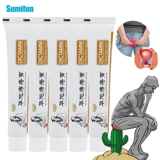 Huatuo-pomada china para hemorroides, crema médica a base de hierbas, pilas internas, tratamiento de fisuras anales externas, 3/5 piezas, envío directo yaoshenbao LED