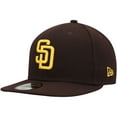 thumbnail image 3 of Men's New Era Brown San Diego Padres 9/11 Memorial Side Patch 59FIFTY Fitted Hat, 3 of 6