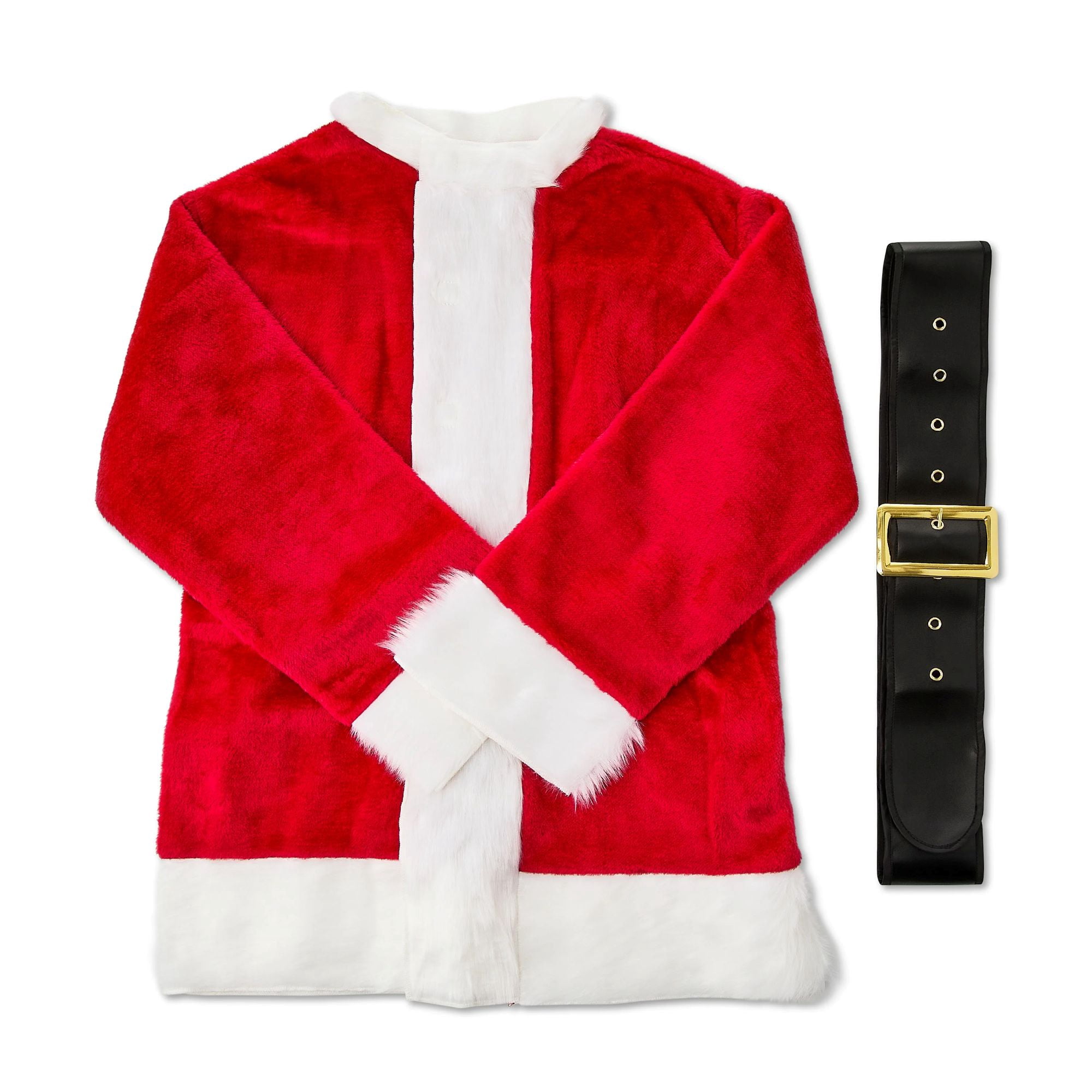 7-Piece Santa Suit, Red and White, One Size, by Holiday Time