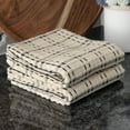 thumbnail image 6 of RITZ Royale Collection 100% Combed Terry Cotton, Oversized Kitchen Towel Set, 2-Pack, Check, Black, 6 of 6