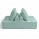 thumbnail image 5 of Sillon De Espuma Naap Concept Nest Doble France 5 Piezas Blue Ice, 5 of 6