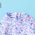 thumbnail image 4 of Conjunto de gorro floral para bebé niña de 3 a 6 m, traje de baño Younger Tree, 4 of 7