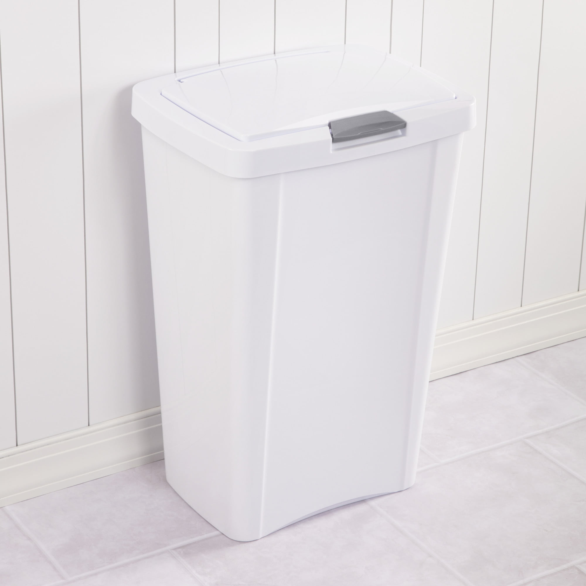 Rubbermaid Touch Top 13 Gallon Plastic Wastebasket Trash Can w/ Lid & Liner  Lock, 1 Piece - Fry's Food Stores
