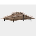 thumbnail image 2 of Faitaliicy 8x5Ft Grill Gazebo Replacement Canopy Roof Double Tiered BBQ Tent Cover Outdoor Grill Shelter Canopy Top With Rainproof Fabric For Backyard Park,Without Metal And Other Structures, 2 of 8