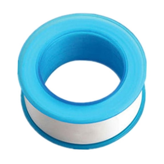 Eguiwyn Industrial Sealant White Plumber Tape for Sealing Threaded Pipes, PTFE Water Pipe Air Hose Sealant Thread Seal Tape Roll,Sky Blue 2*2cm