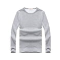 thumbnail image 1 of Guardurnaity Ropa interior térmica, camiseta de moda para mantener el calor en invierno, camiseta de cuello adelgazante, camiseta informal Ropa interior Gris claro L, 1 of 6