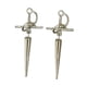 thumbnail image 2 of Pendientes góticos jinwen plata vintage punk, 2 of 8