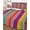 Orange, variant on Twin XL Quilt Bedding Set, Mexican Style Reversible Summer Quilt 3 Pieces, Colorful Mexico Stripes Orange Purple Lightweight Bedspreads Coverlets with 2 Pillow Shams for All Seasons