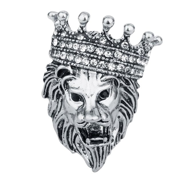 Broche Forma de animal Yinane joyería pasador de Pecho de animal Alfileres de Imitación artesanales plata