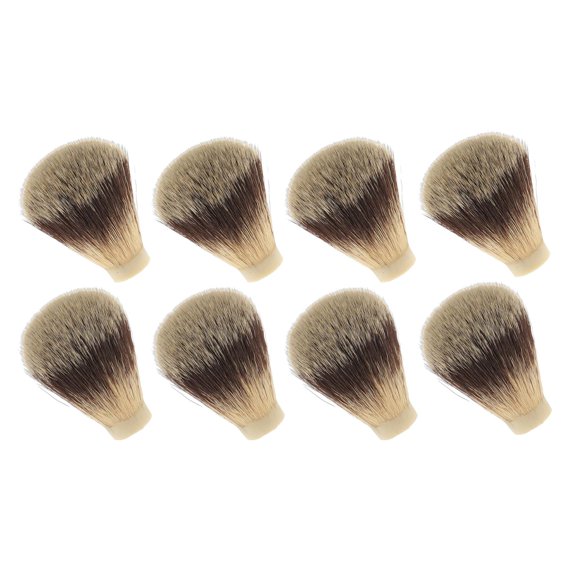 8x Durable Shaving Brush Head Knots DIY Man Beard hairbrush for salon Handle