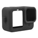 thumbnail image 2 of Funda protectora de silicona suave con cordón de seguridad para la muñeca y tapa para lente de cámara para GoPro 9 (negro), 2 of 14