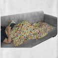 thumbnail image 6 of Apothecary Soft Flannel Fleece Throw Blanket, Pills Capsules Health Vibrant Pharmacy Background Vitamin Clinic Kids, Cozy Plush for Indoor and Outdoor Use, 60" x 80", Multicolor, by Ambesonne, 6 of 6