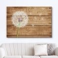 thumbnail image 2 of Aaheei Canvas Print Wall Art Dandelion in The Wind on Nature Wilderness Mixed Media Modern Art Rustic Relax/Calm Multicolor for Living Room, Bedroom, Office, 2 of 3