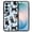 Black White Tuxedo Cat Playful Postures On Pale Aqua Background, variant on WIRESTER Shockproof Soft Rubber Cover Case for Samsung Galaxy S26+ / S26 Plus 6.7" 2026, Orange Tabby Cat Funny Playful Postures