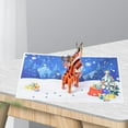 thumbnail image 4 of Tarjetas navideñas 3D, postales emergentes, sobres de felicitación y saludos de Año Nuevo. Ciervos, 4 of 7