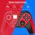 thumbnail image 2 of Ave Wireless Pro Controller para Switch Controllers, Pro Controller Compatible con Switch/Switch Lite, control remoto para Switch Controller Wireless con Turbo/Motion Control/Vibration-Blue/Red Sincero Hogar, 2 of 6